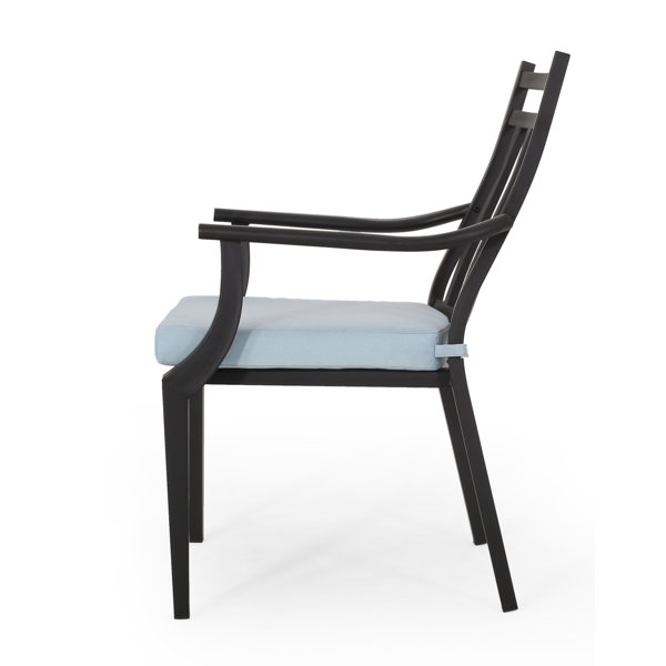 Gracie Oaks Johnstown Patio Dining Chair with Cushion & Reviews Wayfair